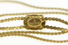 Load image into Gallery viewer, Gold Filled Retro Oval Opal Serpentine Chain Heart Bolo Necklace 16.75&quot;