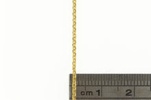 Load image into Gallery viewer, 14K 1.5mm Cable Chain Classic Oval Link Necklace 16&quot; Yellow Gold