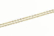 Load image into Gallery viewer, Gold Filled 1.4mm Chain Cable Oval Classic Link Necklace 17.75&quot;