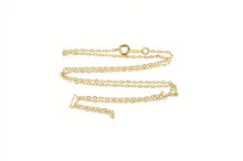 Load image into Gallery viewer, Gold Filled 1.4mm Chain Cable Oval Classic Link Necklace 17.75&quot;