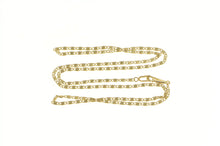 Load image into Gallery viewer, 14K 1.8mm Spiral Link Pressed Fancy Chain Necklace 19&quot; Yellow Gold