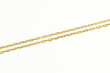 Load image into Gallery viewer, 18K 1.3mm Squared Anchor Link Classic Chain Necklace 17.75&quot; Yellow Gold
