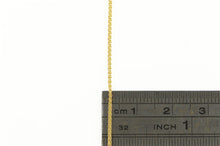 Load image into Gallery viewer, 14K 1.1mm Foxtail Wheat Woven Link Chain Necklace 18&quot; Yellow Gold