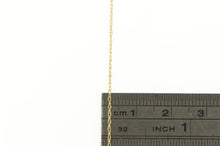 Load image into Gallery viewer, 14K 0.8mm Simple Classic Rolling Twist Chain Necklace 19&quot; Yellow Gold