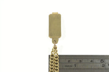 Load image into Gallery viewer, Gold Filled Victorian Curb Link Classic Tie Bar Watch Chain Necklace 15&quot;
