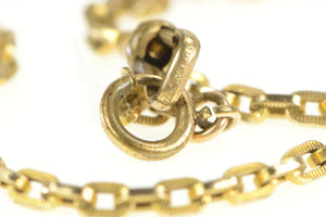 Gold Filled Victorian 3.3mm Steampunk Pocket Watch Chain 14"