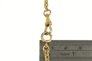 Gold Filled Victorian 3.3mm Steampunk Pocket Watch Chain 14"