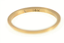 Load image into Gallery viewer, 14K 1.3mm Grooved Vintage NOS 1950&#39;s Band Ring Yellow Gold