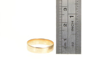 Load image into Gallery viewer, 18K 4.2mm Victorian Classic Simple Wedding Band Ring Yellow Gold