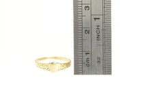 Load image into Gallery viewer, 14K K Monogram Initial Name Childs Baby Ring Yellow Gold