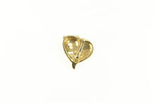 Load image into Gallery viewer, 14K Cat Heart Shaped Cuddle Cat Kitten Love Pendant Yellow Gold
