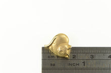Load image into Gallery viewer, 14K Cat Heart Shaped Cuddle Cat Kitten Love Pendant Yellow Gold