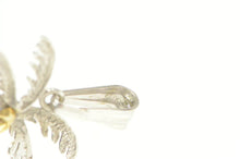 Load image into Gallery viewer, 14K Two Tone Ornate Palm Tree Beach Tropical Pendant Yellow Gold