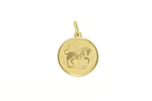 Load image into Gallery viewer, 18K Leo Lion Astrology Zodiac Star Sign Charm/Pendant Yellow Gold
