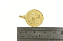 Load image into Gallery viewer, 18K Leo Lion Astrology Zodiac Star Sign Charm/Pendant Yellow Gold