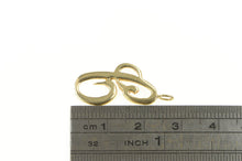 Load image into Gallery viewer, 14K C Cursive Letter Initial Monogram Name Pendant Yellow Gold