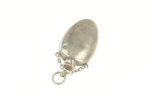 Load image into Gallery viewer, Sterling Silver Victorian 1916 M M B Monogram Teething Pendant