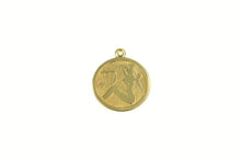 Load image into Gallery viewer, 14K Virgo Astrology Zodiac Star Sign Maiden Charm/Pendant Yellow Gold
