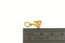Load image into Gallery viewer, 24K Raw Abstract Textured Nugget Cluster Charm/Pendant Yellow Gold
