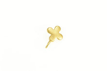 Load image into Gallery viewer, 14K Dogwood Flower Cubic Zirconia Cute Charm/Pendant Yellow Gold