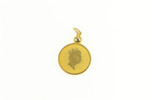 Load image into Gallery viewer, 14K 1/20th Oz Australian Nugget $5 Gold Coin Charm/Pendant Yellow Gold