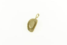 Load image into Gallery viewer, 14K 3D Cowboy Hat Western Country Music Charm/Pendant Yellow Gold