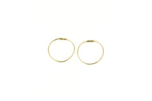 Load image into Gallery viewer, 14K 12.5mm Wire Seamless Look Huggies Hoop Earrings Yellow Gold