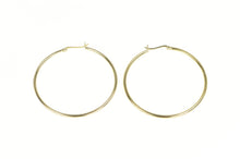 Load image into Gallery viewer, Sterling Silver 50.5mm Classic Round Fashion Hoop Vintage Earrings