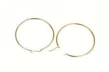 Load image into Gallery viewer, Sterling Silver 50.5mm Classic Round Fashion Hoop Vintage Earrings