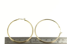 Load image into Gallery viewer, Sterling Silver 50.5mm Classic Round Fashion Hoop Vintage Earrings