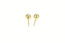 Load image into Gallery viewer, 14K Classic 4.8mm Ball Round Sphere Stud Earrings Yellow Gold