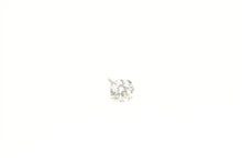 Load image into Gallery viewer, 10K Round Cubic Zirconia Solitaire Simple Single Earring White Gold
