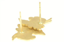 Load image into Gallery viewer, 14K Georgia Tech Yellow Jackets Logo Stud Earrings Yellow Gold