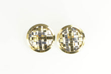 Load image into Gallery viewer, Sterling Silver 18K Gold Gabriel Ofiesh Hand Woven Designer Earrings