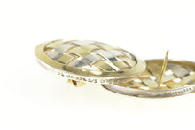 Load image into Gallery viewer, Sterling Silver 18K Gold Gabriel Ofiesh Hand Woven Designer Earrings