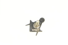 Load image into Gallery viewer, 10K Masonic Enamel Compass Square Lapel Pin/Brooch White Gold