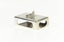 Load image into Gallery viewer, Sterling Silver 1938 Wolf Head Match Lighter Case Box