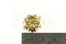 Load image into Gallery viewer, 14K Natural Ruby Diamond Flower Box Clasp Yellow Gold