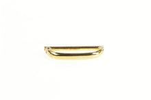 Load image into Gallery viewer, 18K Curved Bar Simple Classic Scarf Clip Yellow Gold
