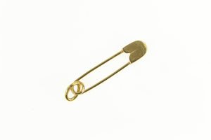 14K Classic Retro Simple Safety Pin/Brooch Yellow Gold