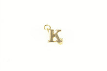 Load image into Gallery viewer, 10K K Kappa Greek Letter Fraternity Lapel Pin/Brooch Yellow Gold