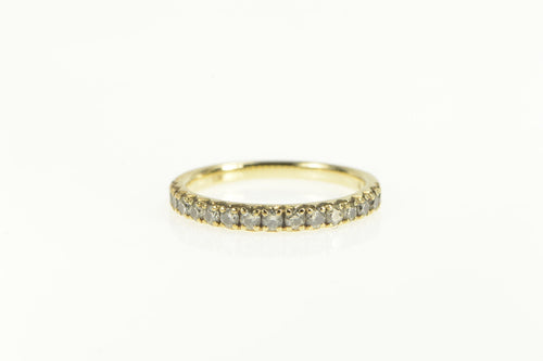 10K 0.48 Ctw Classic Diamond Wedding Band Ring Yellow Gold