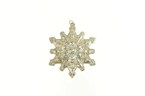 Sterling Silver 2012 Gorham Christmas Tree Snow Flake Ornament