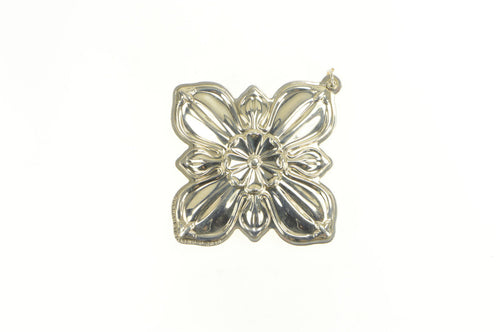 Sterling Silver 2016 Gorham Christmas Tree Cross Ornament