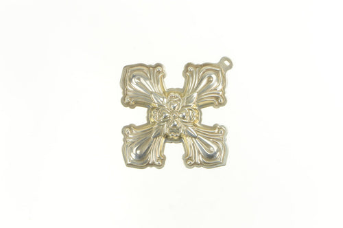 Sterling Silver 2000 Reed & Barton Christmas Tree Cross Ornament