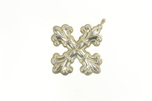 Sterling Silver 2011 Reed & Barton Christmas Tree Cross Ornament