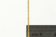 Load image into Gallery viewer, 14K 1.0mm Cable Link Classic Simple Chain Necklace 20&quot; Yellow Gold