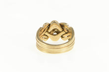 Load image into Gallery viewer, 14K Six Band Elaborate Puzzle Layered Statement Ring Yellow Gold