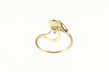 Load image into Gallery viewer, 14K Diamond Ornate Classic Bypass Freeform Ring Yellow Gold