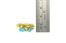 Load image into Gallery viewer, Sterling Silver Turquoise Beaded Ball Fringe Tassel Pom Pom Ring
